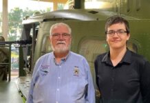 Young volunteer at RSL Museum in Port Pirie