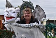 Dragons in the showgrounds