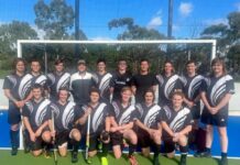 Players at state hockey titles