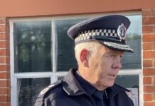 Police Commissioner in Crystal Brook after a day of high drama