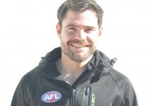 AFL umpire returns home to Port Pirie and gives back to his country football roots