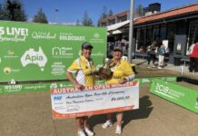 Aus Champs on holiday