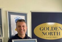 Golden North hits a six!