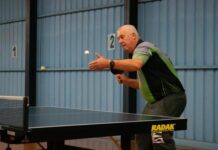 Red and Black on top in table tennis this week