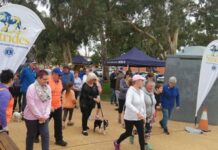 Port Augusta Lions Club stride along to raise Diabetes Awareness