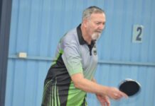 Narrow wins in the table tennis