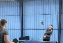 Black and Gold dominate the tables