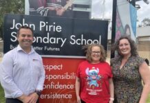 Graduates step into class