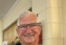 Snow on top but fire in his heart