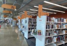 March at the library