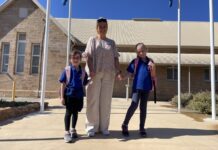 Walk safely the message