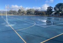 Council resurface its multi courts in Quorn