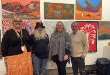First Nations elders gather with community at morning tea