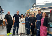 Television series sets up base