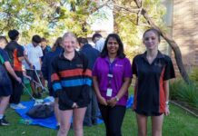 Kids learning about waste