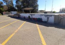 New mural at skate park