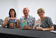 Writers touch down in town