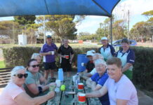 Having a social hit of tennis
