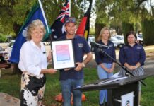 Citizen celebration at Caltowie