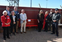 Second Red Bench for Pirie