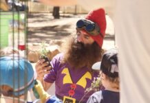 Pirie blooms with Costa