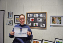 Exhibit of student artistry