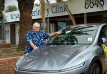 Mystery object strikes car