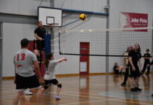 Serving up finals action