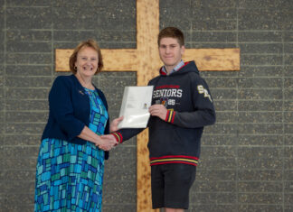 Mitchell reaches his goal