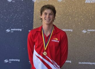 Smart the swimming champion