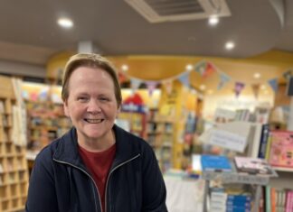 Author talk entertains