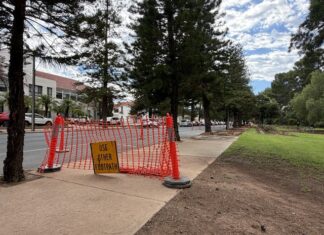 Footpath upgrade begins