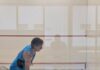Tight battles in squash